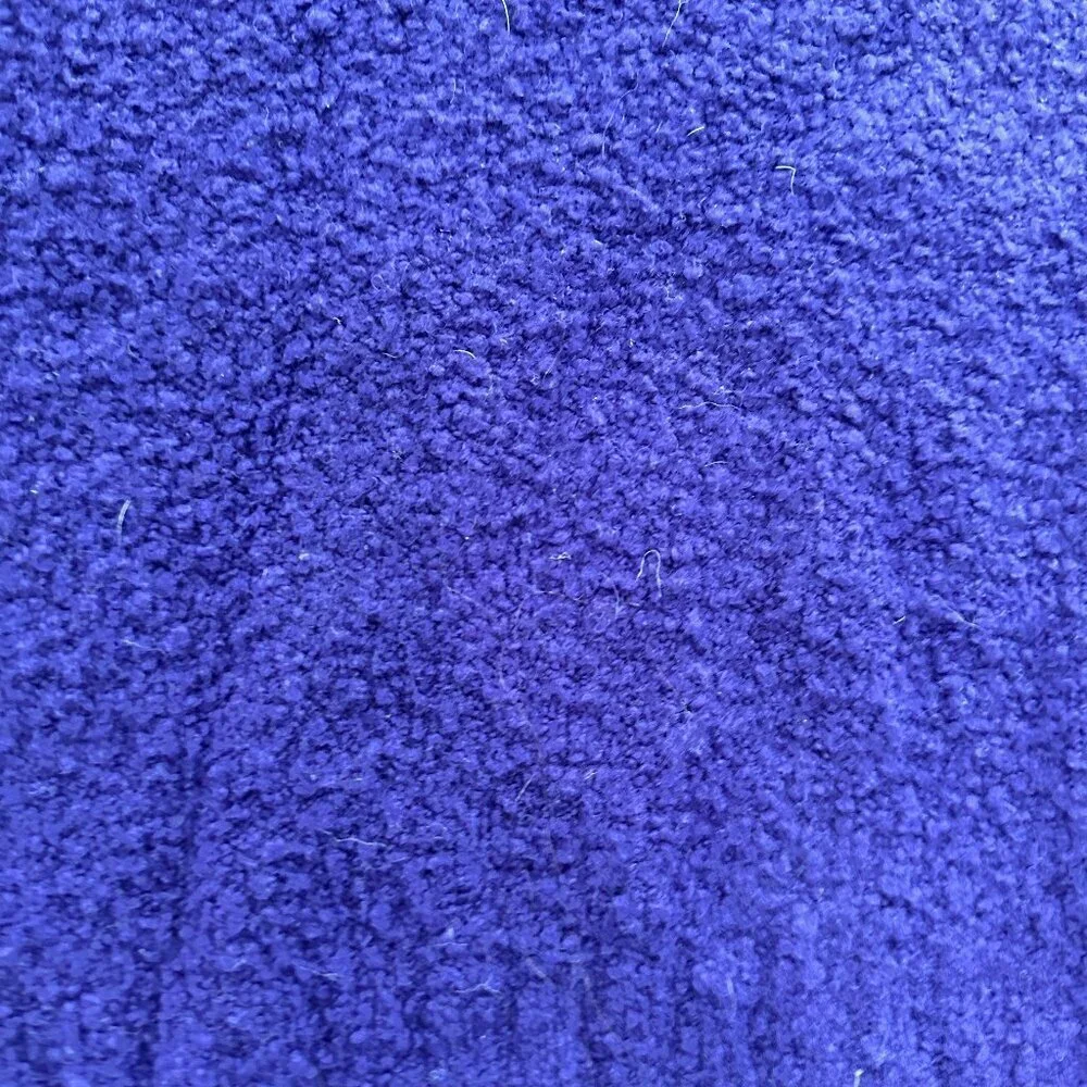 ANTHROPOLOGIE Moth Boucle Shoulder Cut Out Sweater Cobalt Blue Size Small - Picture 8 of 12